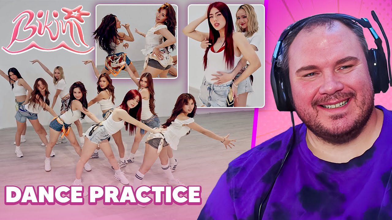 BINI ’Бикини’ Стационарная и подвижная танцевальная практика РЕАКЦИЯ