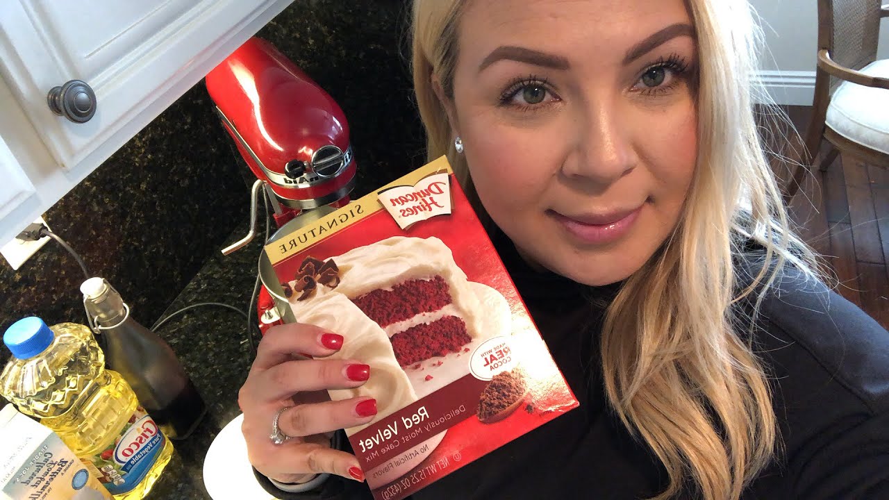 ❤️Live|Red velvet cupcakes | Cream cheese Frosting | cake Mix( de cajita)