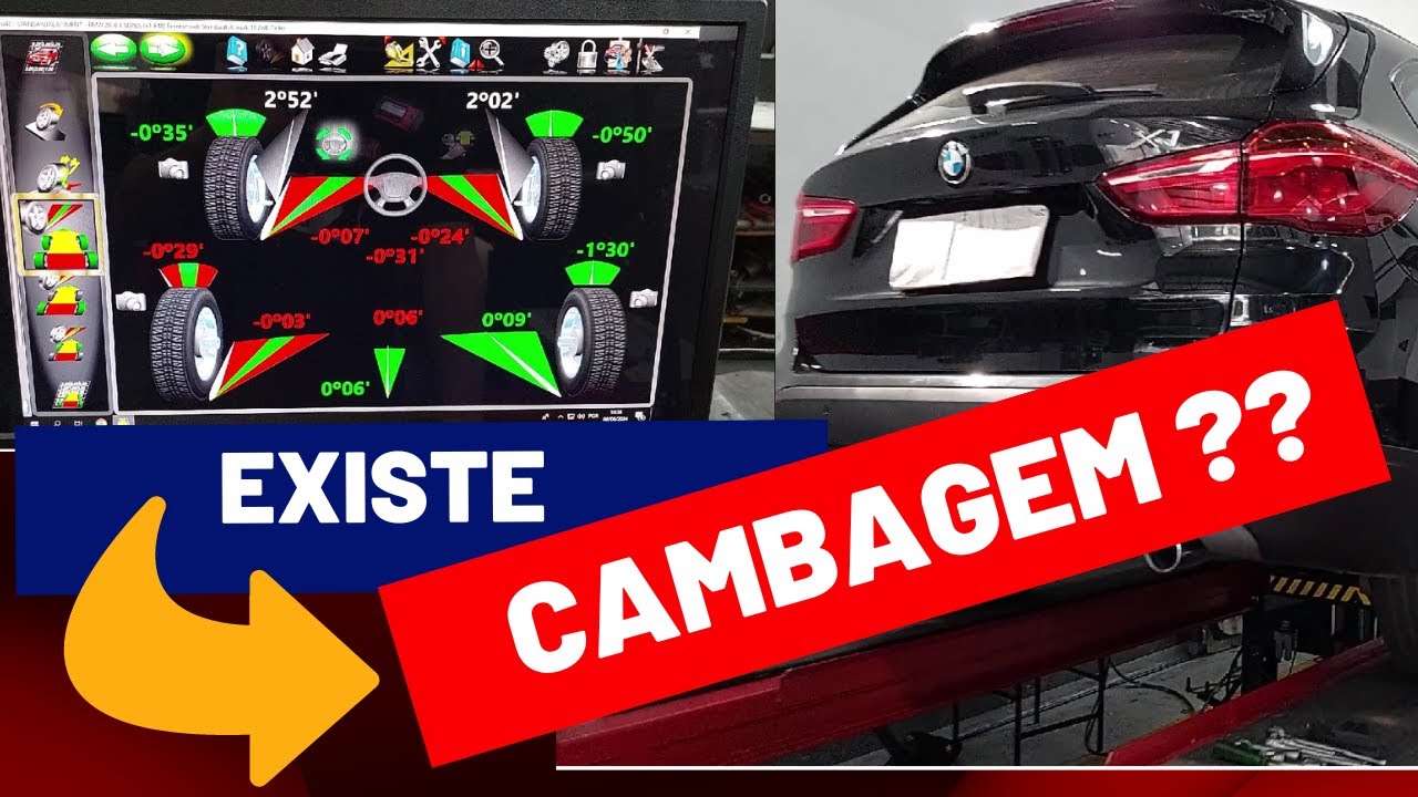 Cambagem da BMW X1 dianteira e traseira sem ciborg c/ alinhamento 3D ...