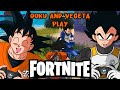 Goku and Vegeta Play Fortnite