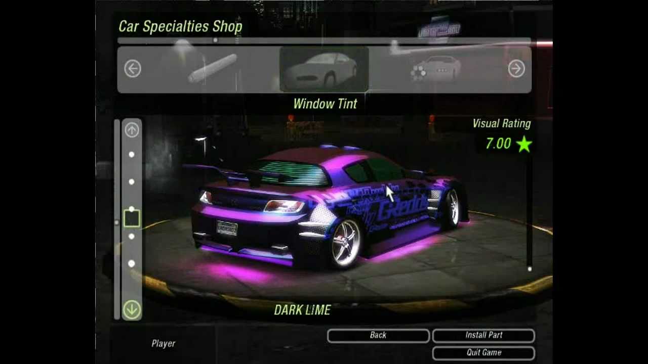 Need For Speed Underground 2 Tuning Mazda Rx8 YouTube