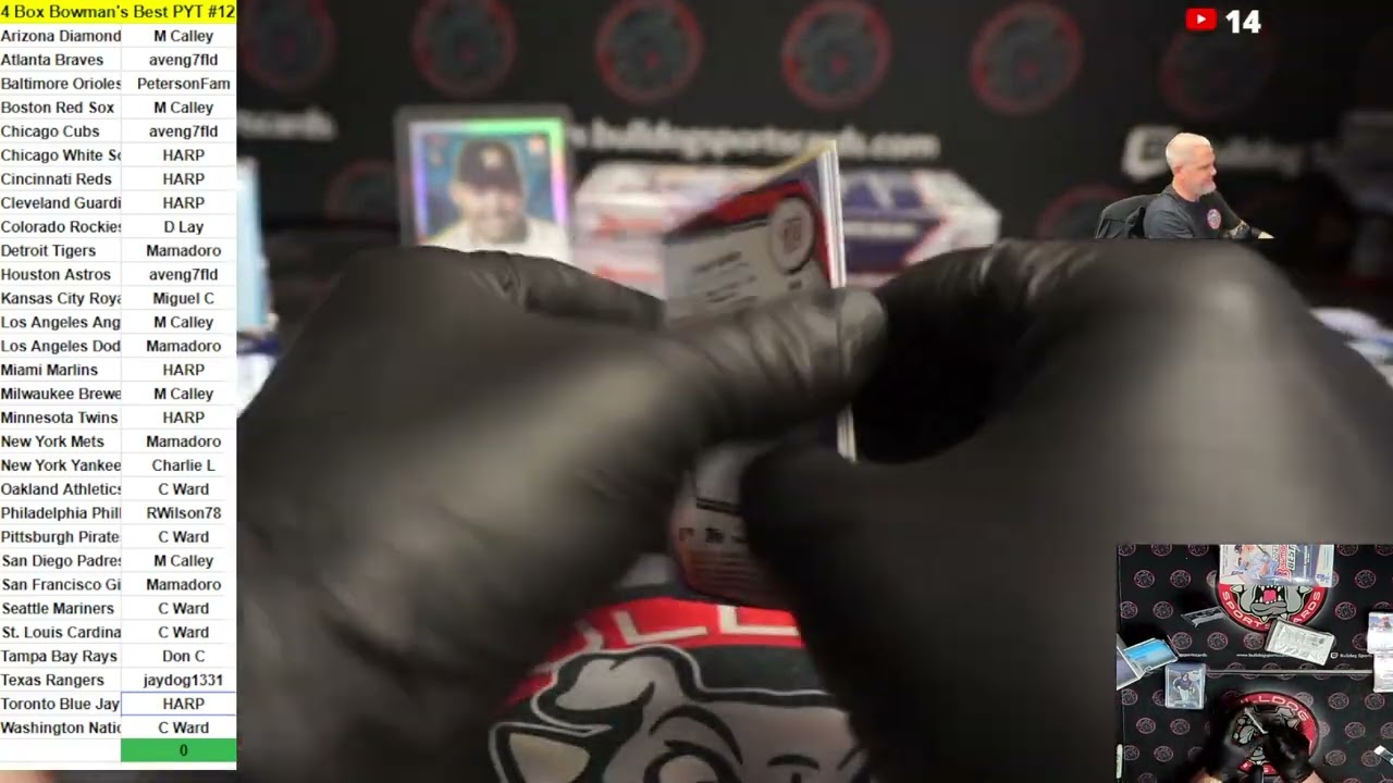 4 Box 2025 Bowman's Best PYT #12