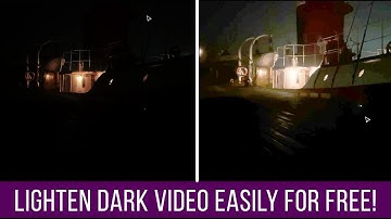 FREE AI Tool - How To Lighten And Brighten Dark Video Footage EASILY - RunwayML