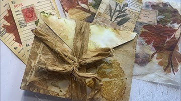 #fallswap2022 - Envelope ephemera holder