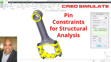 Creo Simulate - Pin Constraints for Structural Analysis