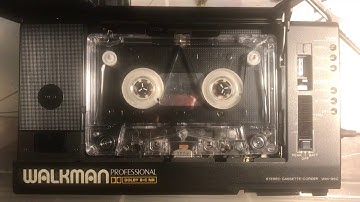 Cassette tape loop on Sony WM-D6c