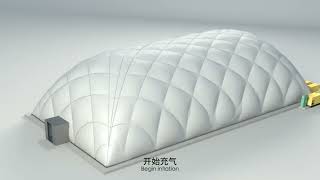 The Installation Process Of Air Dome