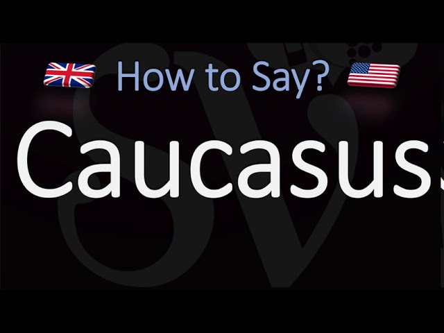 How To Pronounce Caucasus Correctly Youtube