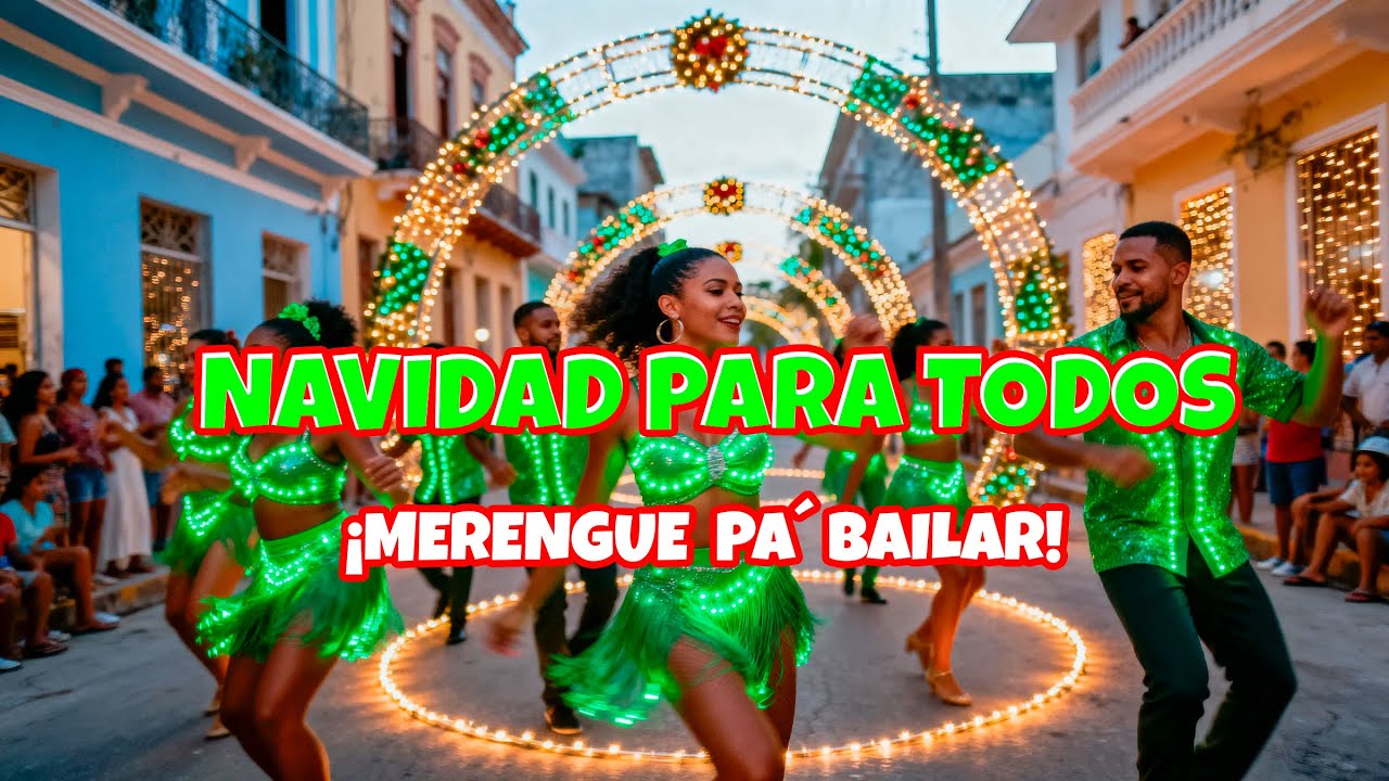 NAVIDAD PARA TODOS - ¡Así se vive la fiesta en la calle con merengue!