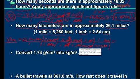 Chapter 1 Video 7 Dimensional Analysis