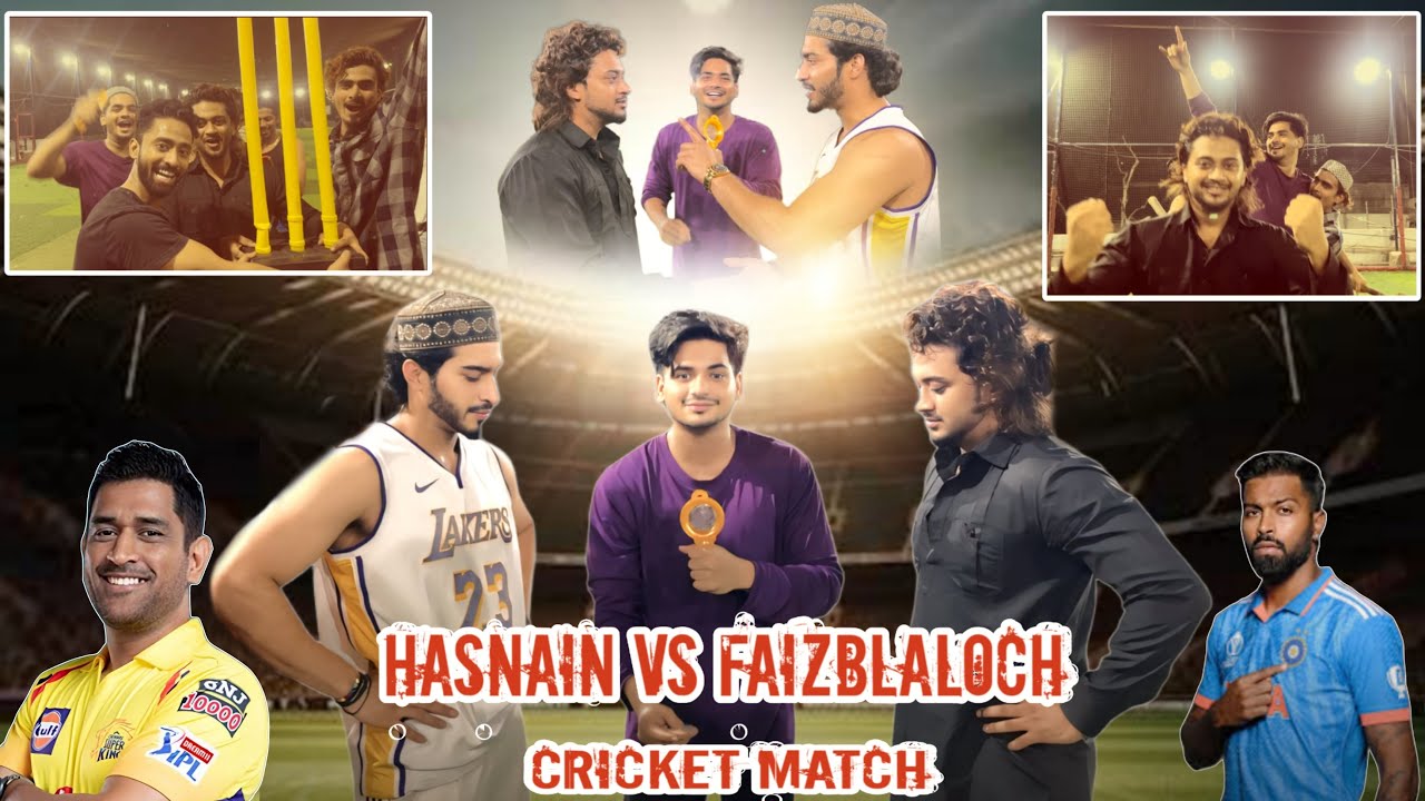 Hasnain VS faizbaloch cricket match 👀😱