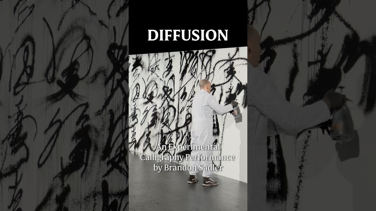 DIFFUSION: An Experimental Calligraphy Performance by Brandon