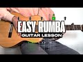 Easy rumba guitar lesson in 6 speed level