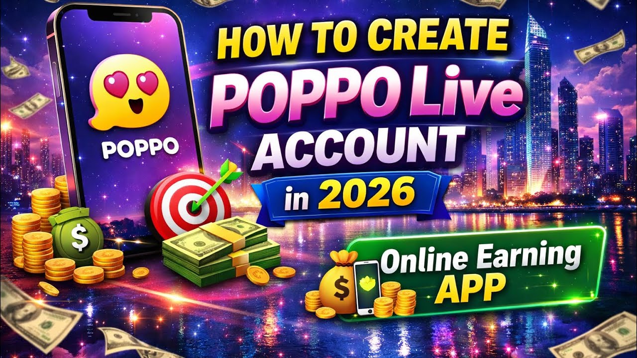 Poppo Live Account कसरी बनाउने? 🤔| Step by Step Nepali Tutorial 2026😊||@poppoliveofficial 