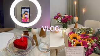 Günlük Vlog🩷 | Nikah Yıl Dönümümüz👰🏼‍♀️🤵🏻 | Çiçeklerim 🌸