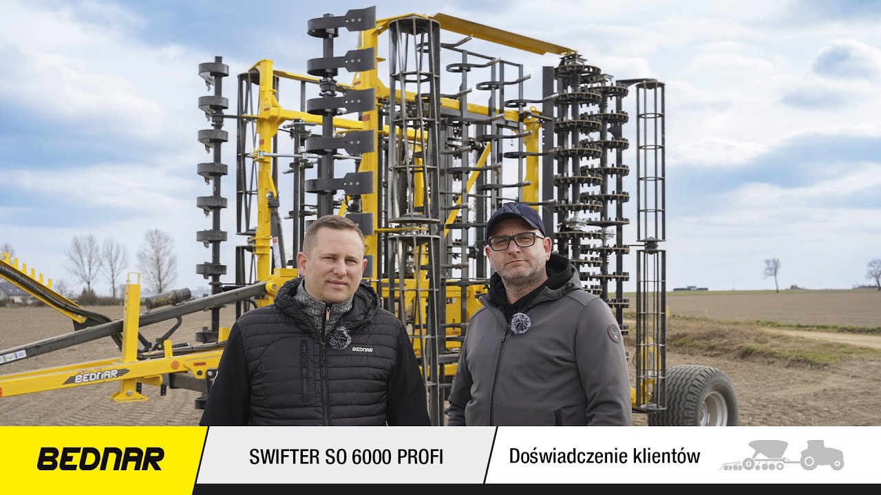 BEDNAR FMT | SWIFTER SO 6000 Profi podczas uprawy pod buraki u Państwa Gawrońskich.