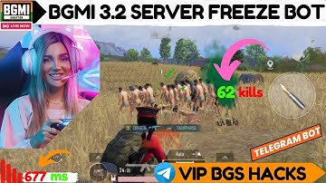 BGMI Server Freeze 💀 Hack | Bgmi Free Telegram Bot Link 🔗 Free Ddos script bgmi server hacker🔥