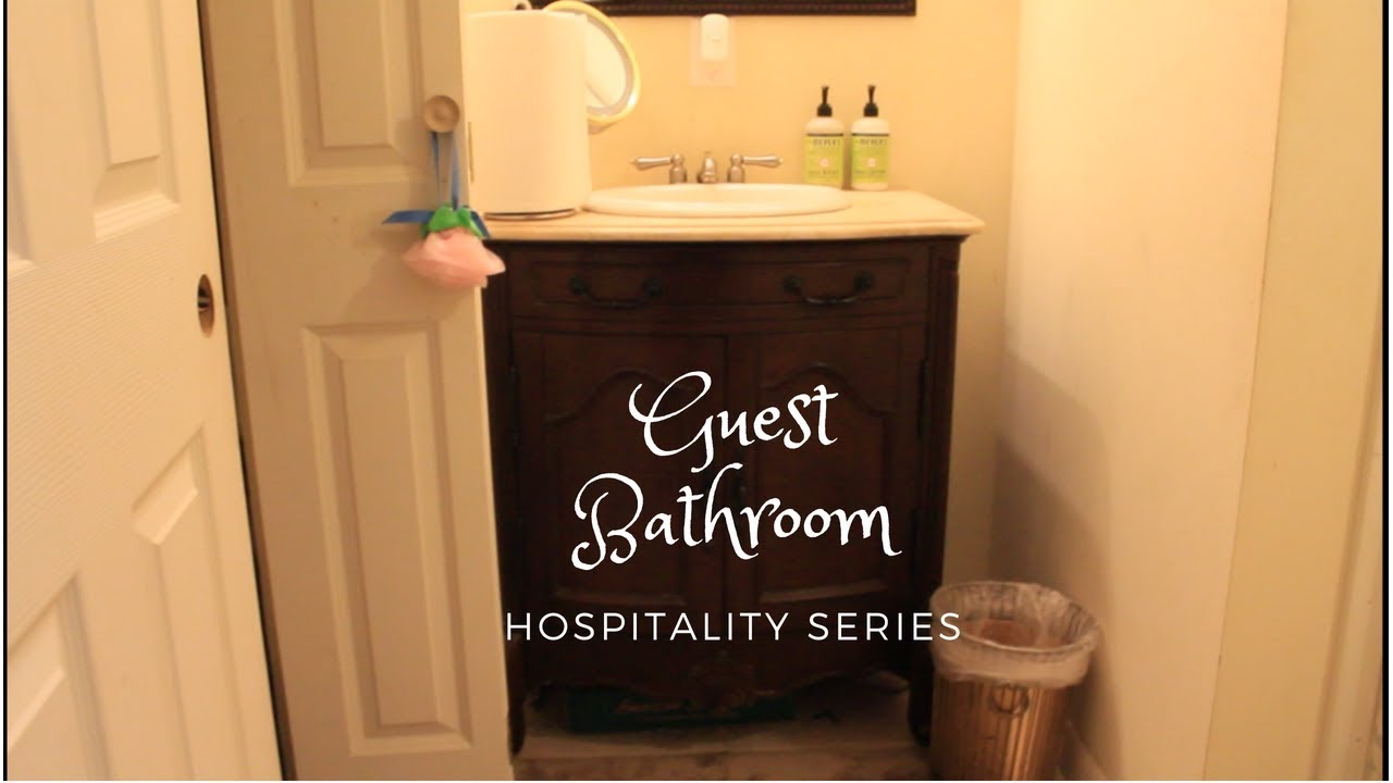 Guest Room Hospitality Series:  Guest Bath