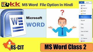 Ms Word File Menu Tutorial Complete MS-Word Tutorial for Beginners