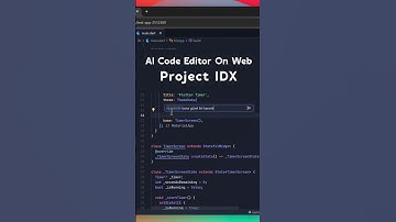 Yapay Zeka ile Uygulama Geliştirme - Project IDX Flutter