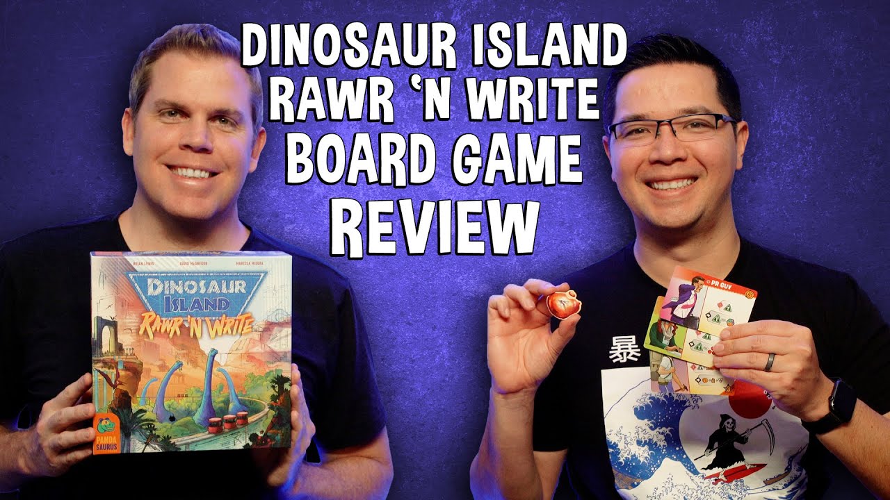 Our Review of Dinosaur Island Rawr 'n Write - A Dino Theme Park Roll and Write