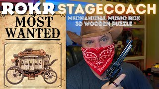 ROKR Stagecoach Mechanical Music Box 3D Model