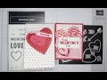 Stampin’ Up! Endless Love Valentine Card &amp; Gift Bag Tutorial #diy #papercrafting #treatbag #handmade