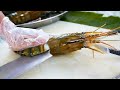 Thai Food - GIANT PRAWN CURRY Aoywaan Bangkok Seafood Thailand