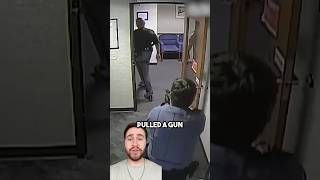 Security Guard Pulls Gun on Officer Inside IRS Office!