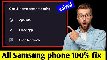 one ui home keeps stopping samsung | one ui home keeps stopping samsung problem | All Samsung fixed😍