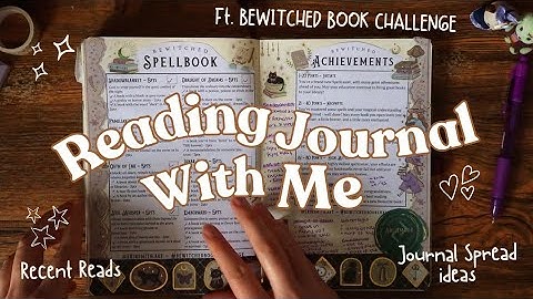 reading journal with me 📖 BEWITCHED BOOK Challenge, October Reads 📖 a cosy bookish video✨️
