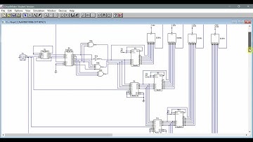 Rolling display of 20EE1086 using IC74173 on four 7-segment displays | Circuit Maker