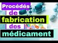 Procds de fabrication des mdicaments