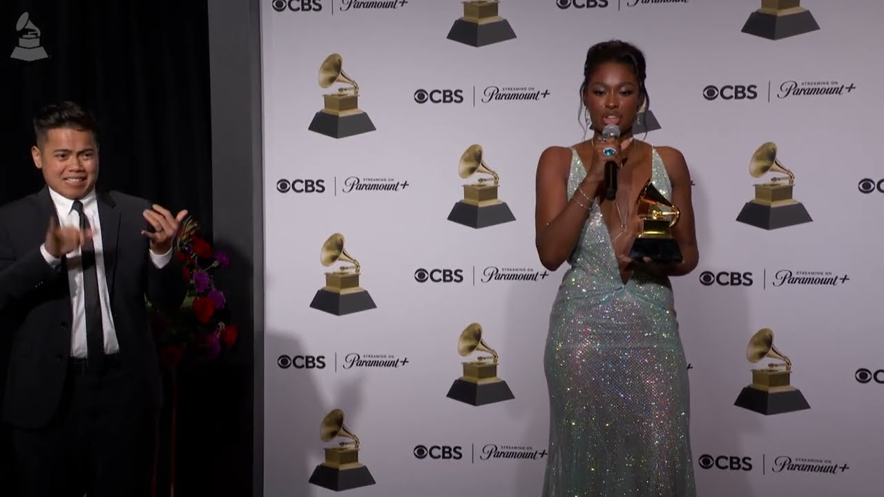 COCO JONES Backstage At The 2024 GRAMMYs