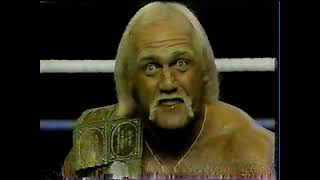 Hulk Hogan promo #1 for WWF Met Center debut - aired  5/84