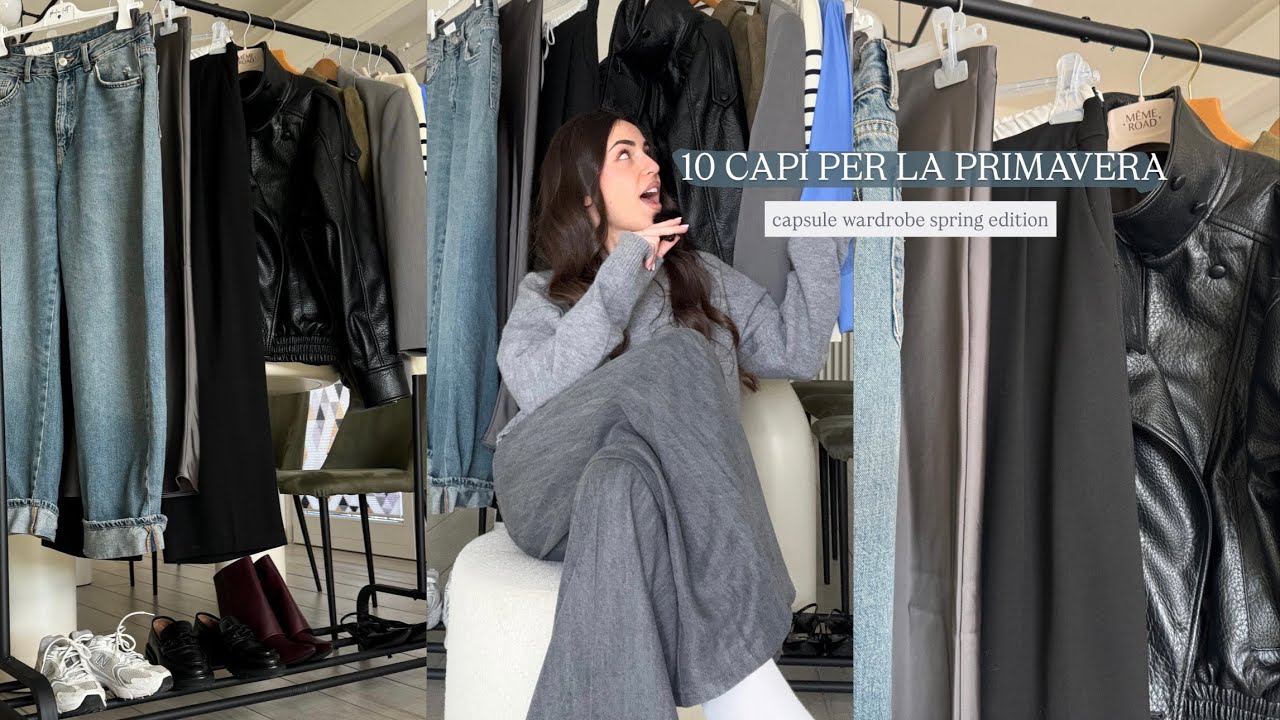 10 CAPI PER LA PRIMAVERA🌼-capsule wardrobe spring edition