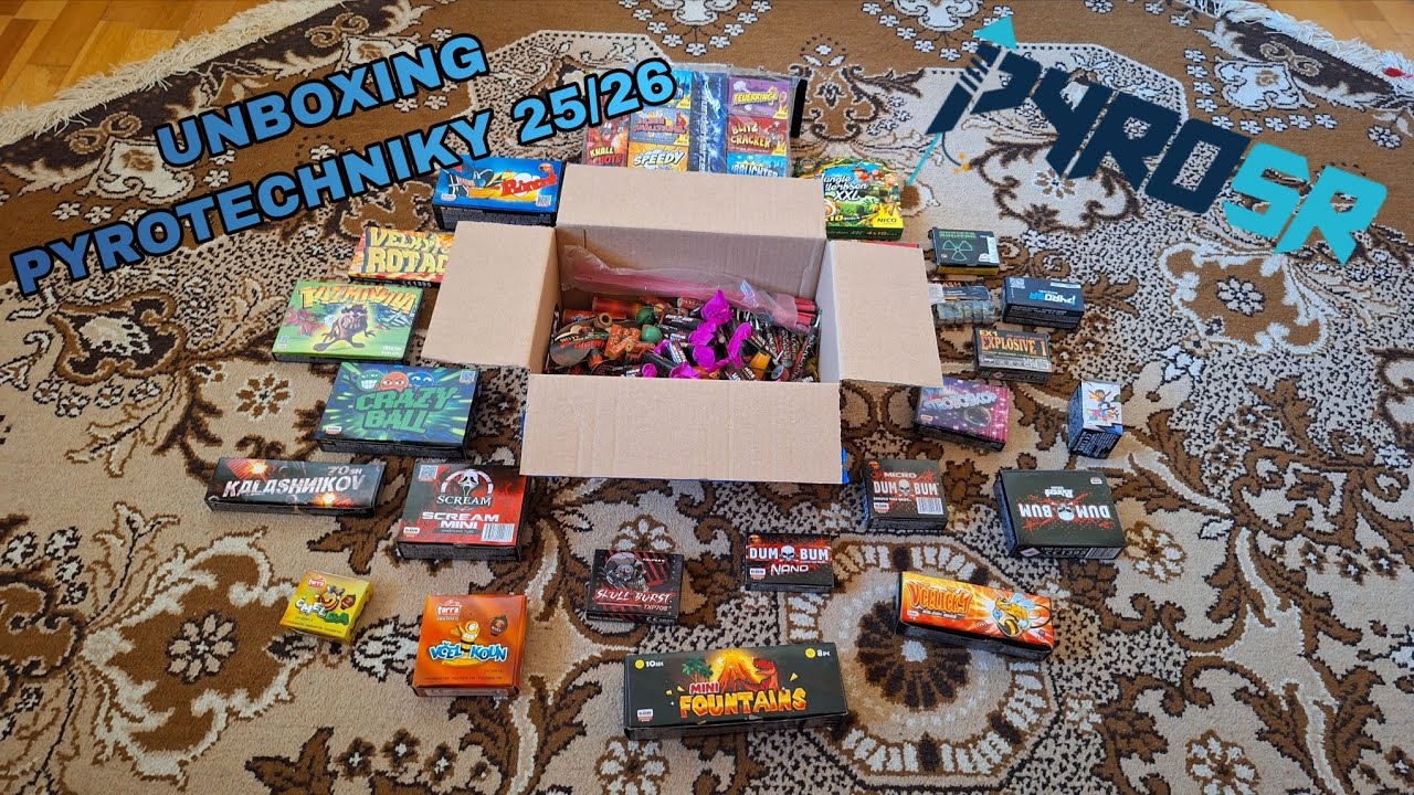 UNBOXING PYROTECHNIKY 25/26 💥🧨📦 - PyroSR