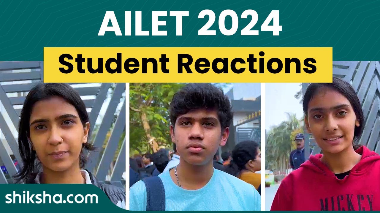 AILET 2024 Exam Analysis & Students Review - YouTube