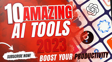 10 Stunning AI TOOLS: Explained in 4 minutes (Boost Your Productivity)