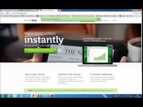 Tutorial Screenleap