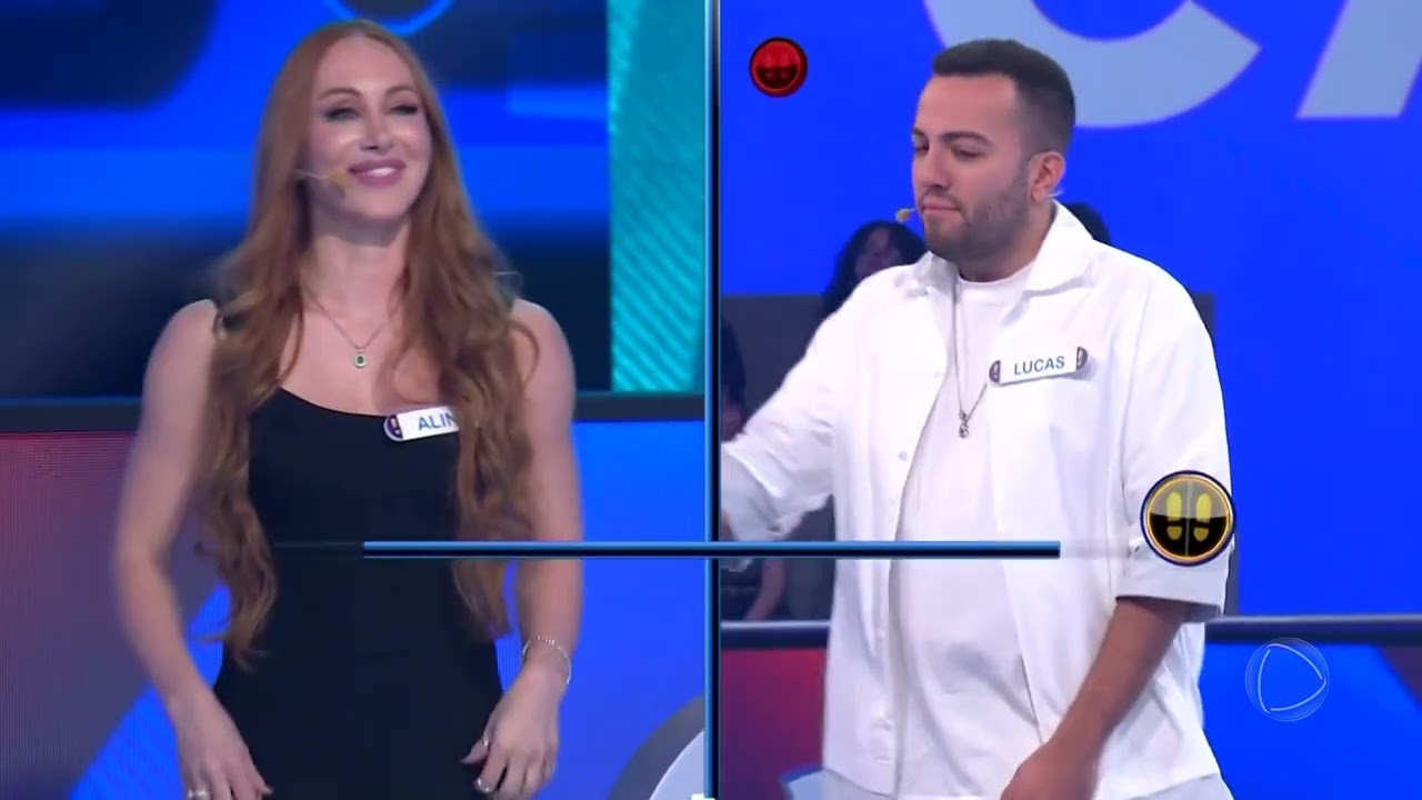 ACERTA OU CAIA: Lucas se mantem na liderança desde a primeira rodada e vence duelo com Aline