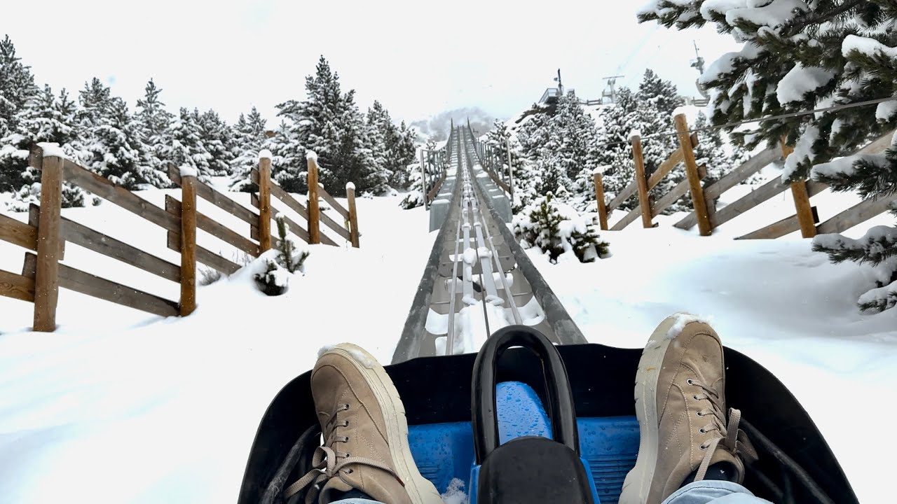 Magic Gliss Mountain Coaster Ride (no brakes) | Andorra 🇦🇩