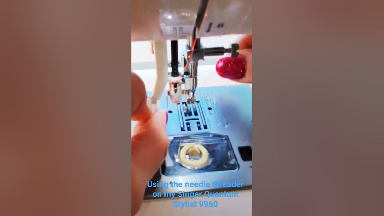 How to use your Automatic Needle Threader Singer Quantum Stylist 9960