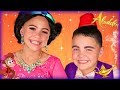Disney Aladdin and Jasmine Makeup and Costumes
