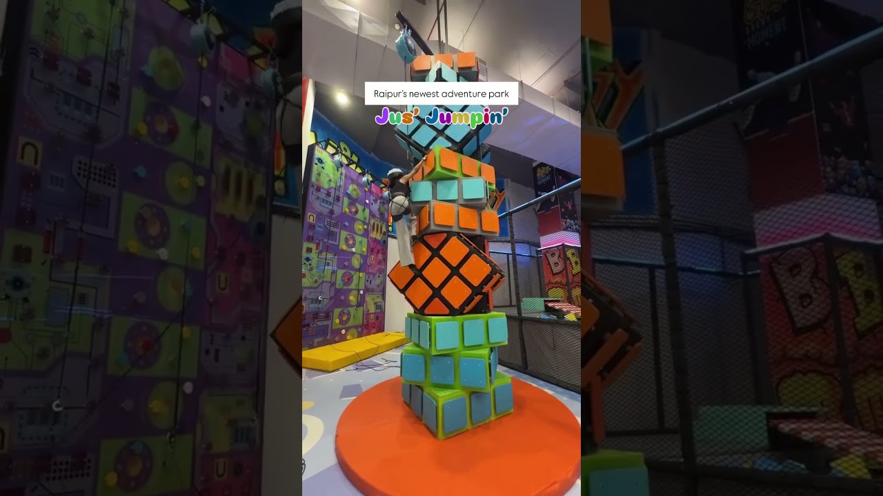 New place alert Address-- Jus’ Jumpin’, 2nd floor, Zora mall, Raipur 