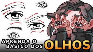 Como desenhar olhos em estilo anime - Passo a passo | Mari Takafuji