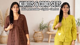 Amazon Kurti, Kurti Set, and Co-ord Set Haul for Women | Amazon Haul | Ramya screenshot 2