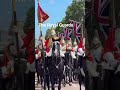 The royal guards in trooping the colour |