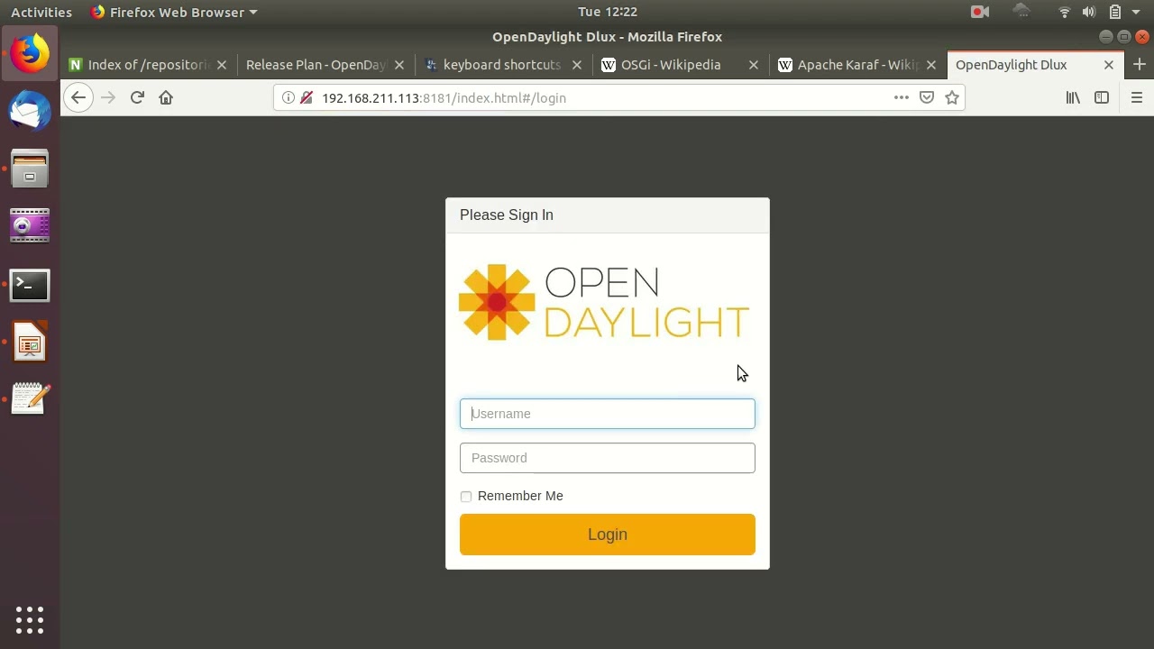 ODL SDN Open Day Light DEMO