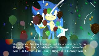 Happy Birthday To Alex @AstraeusTheAngelicHybrid